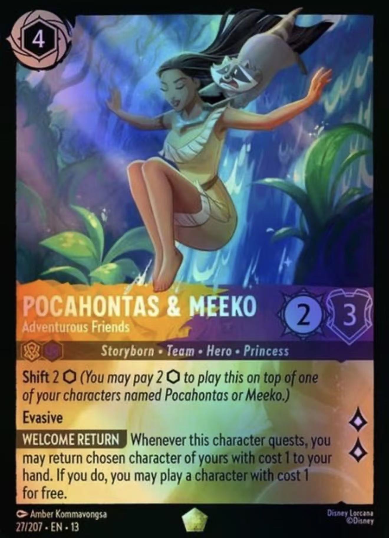Pocahontas & Meeko - Adventurous Friends （L閃）