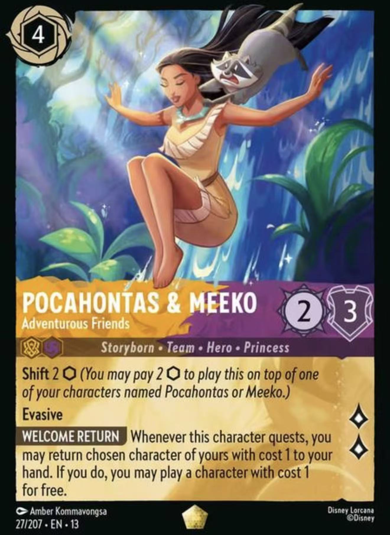 Pocahontas & Meeko - Adventurous Friends